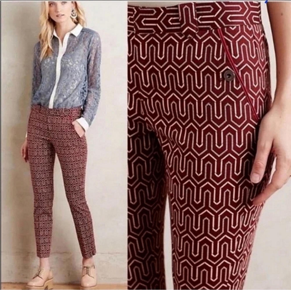 Anrhro Cartonnier Charlie Geometric Trousers